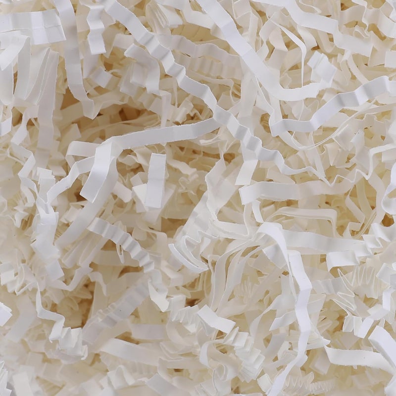 hasumcol 2.2LB - Crinkle Cut Shredded Paper for Gift Box Baskets, Paper Shred Filler Package Stuffing for Christmas Birthday Wedding Packing Materials - Image 1